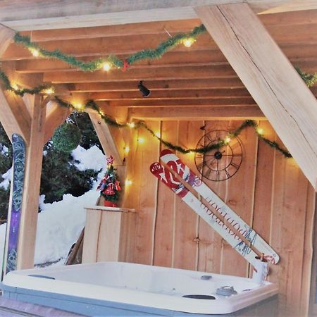 Chalet Miravidi, Montchavin-La Plagne, Jacuzzi & Sauna Buitenkant foto
