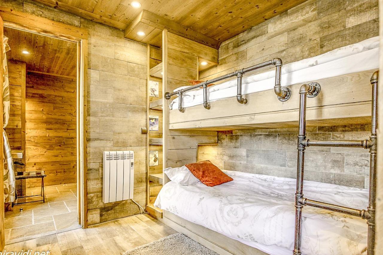 Chalet Miravidi, Montchavin-La Plagne, Jacuzzi & Sauna Buitenkant foto