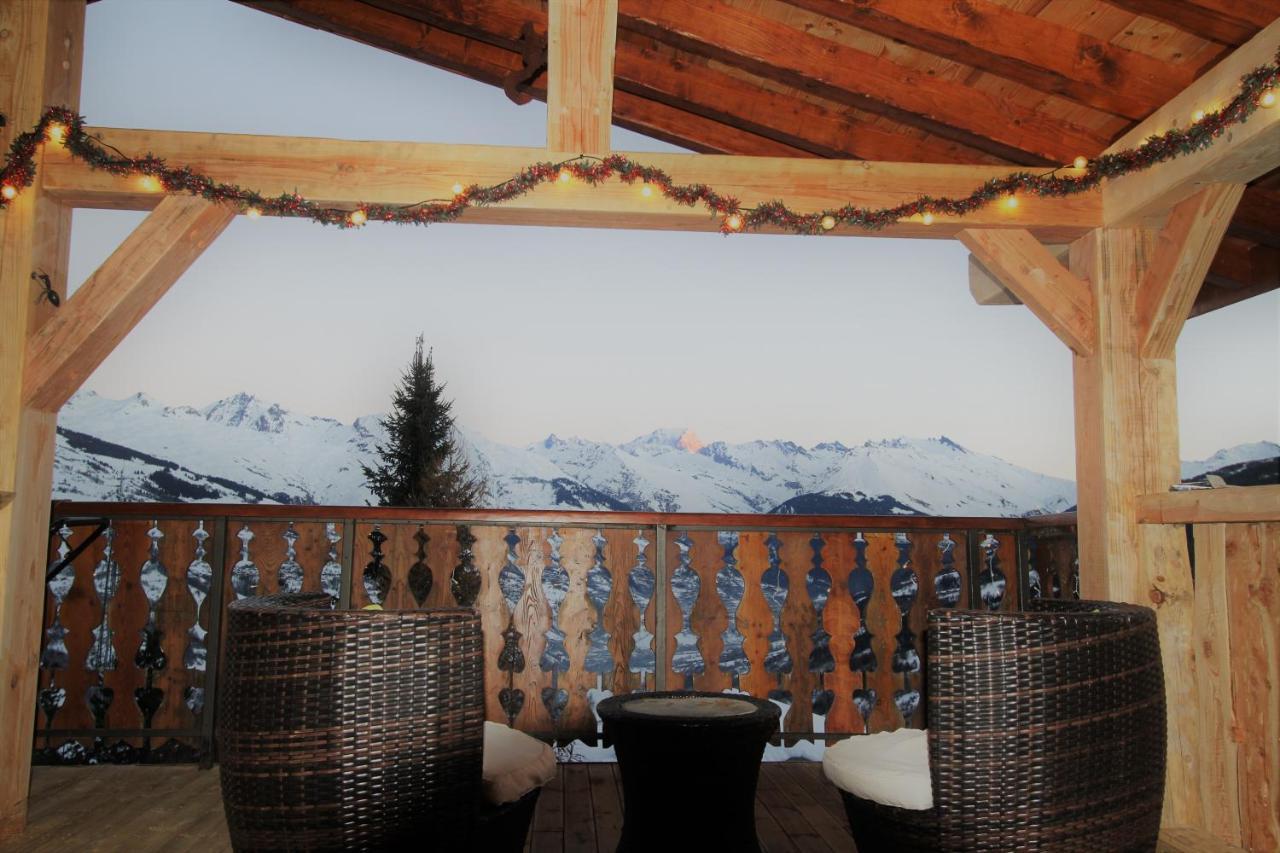 Chalet Miravidi, Montchavin-La Plagne, Jacuzzi & Sauna Buitenkant foto