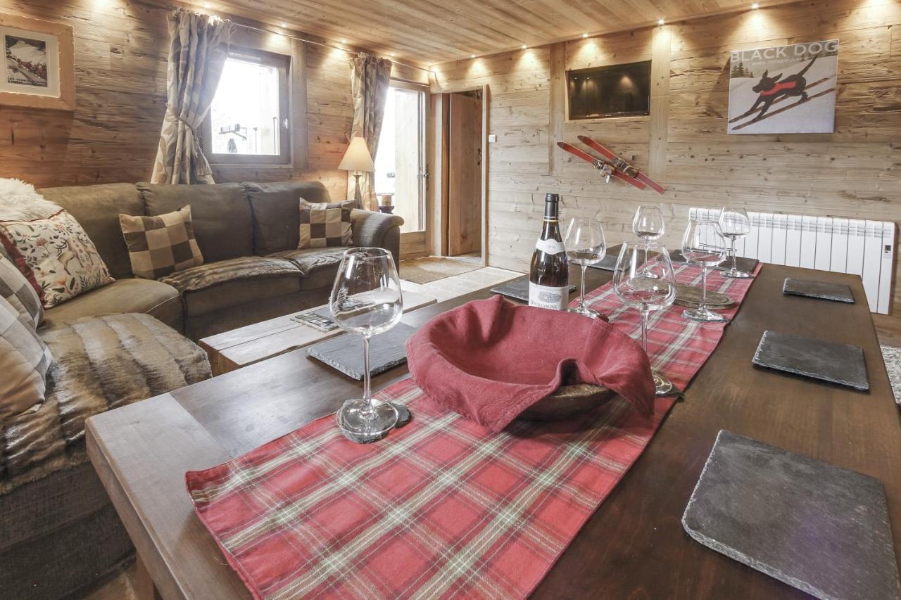 Chalet Miravidi, Montchavin-La Plagne, Jacuzzi & Sauna Buitenkant foto
