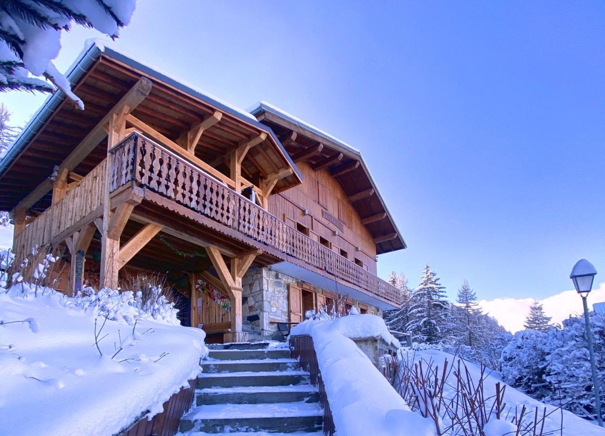 Chalet Miravidi, Montchavin-La Plagne, Jacuzzi & Sauna Buitenkant foto