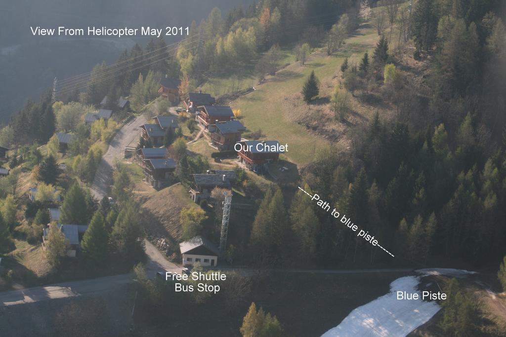 Chalet Miravidi, Montchavin-La Plagne, Jacuzzi & Sauna Buitenkant foto