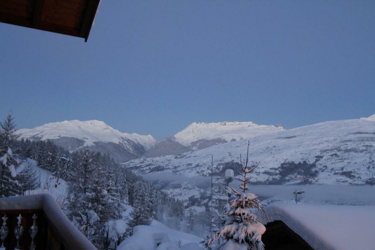 Chalet Miravidi, Montchavin-La Plagne, Jacuzzi & Sauna Buitenkant foto